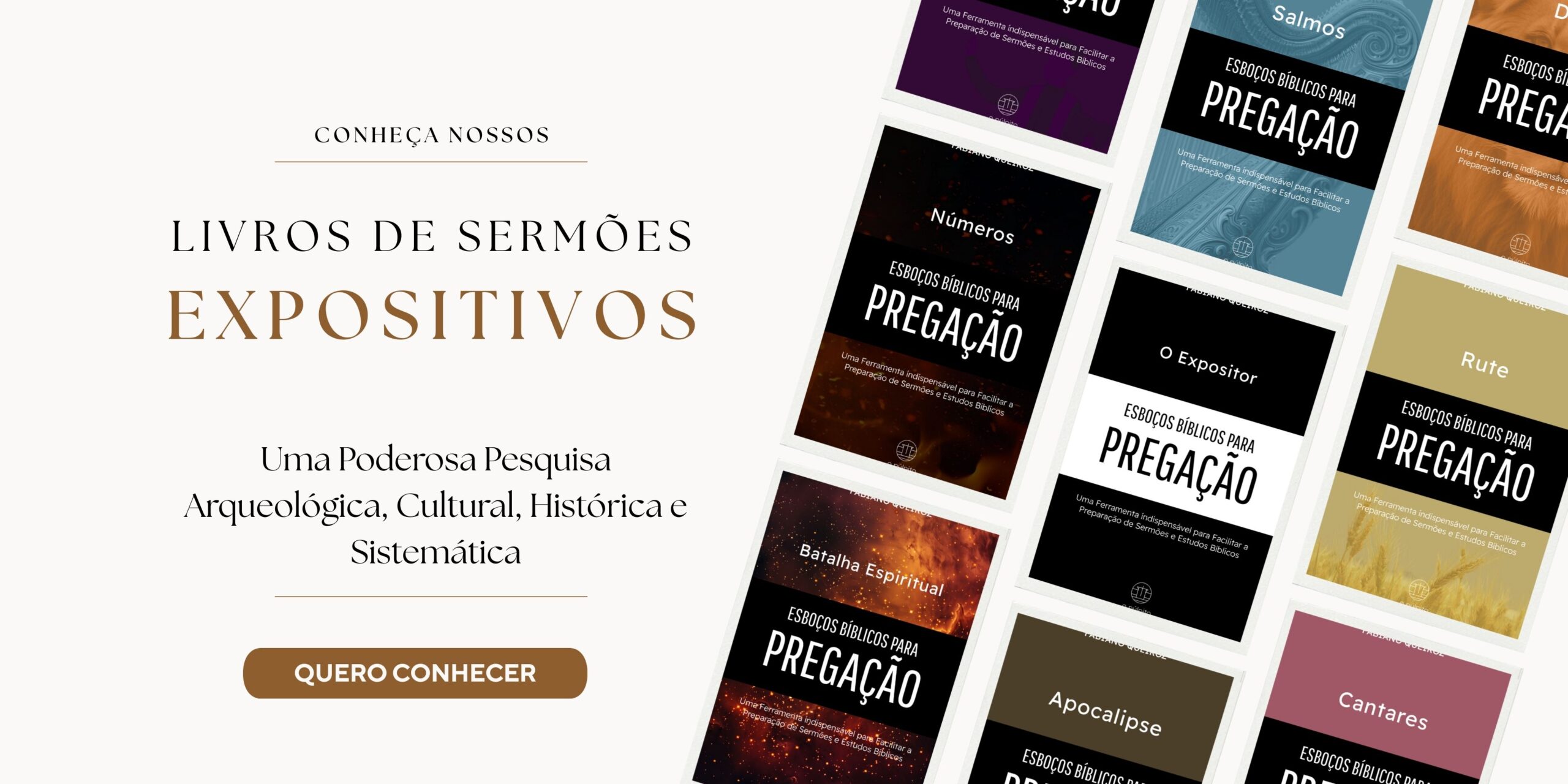 Livros sobre Como escrever e criar sermões expositivos na pratica