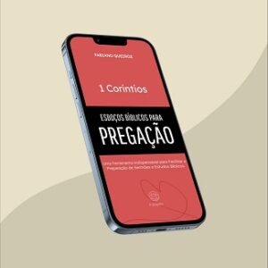 e-book com esboços, sermões expositivos e estudo bíblico no livro de 1 Coríntios