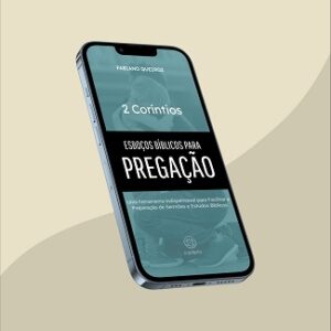 e-book com esboços, sermões expositivos e estudo bíblico no livro de 2 Coríntios