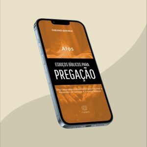 e-book com esboços, sermões expositivos e estudo bíblico no livro de Atos