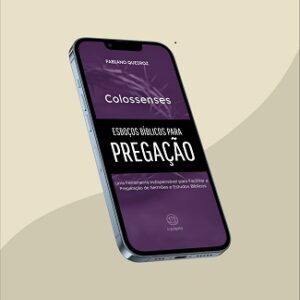 e-book com esboços, sermões expositivos e estudo bíblico na carta aos Colossenses