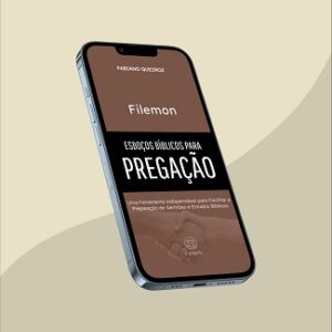 e-book com esboços, sermões expositivos e estudo bíblico em Filemon