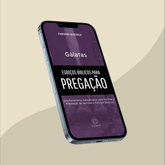 e-book com esboços, sermões expositivos e estudo bíblico no livro de Gálatas