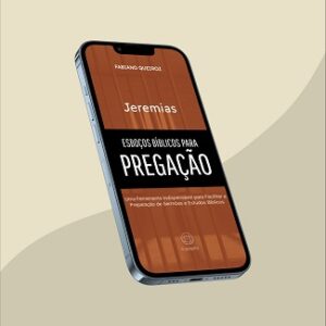 e-book com esboços, sermões expositivos e estudo bíblico no livro de Jeremias