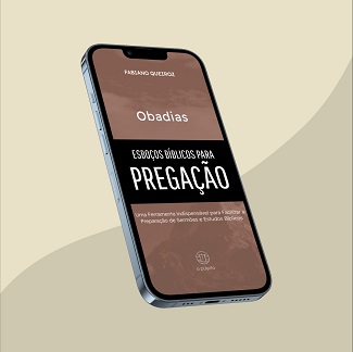 e-book com esboços, sermões expositivos e estudo bíblico no livro de Obadias