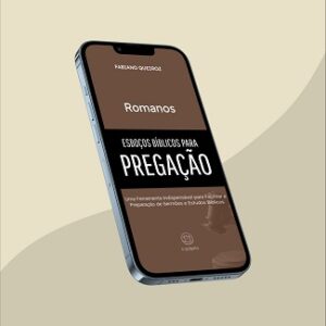 e-book com esboços, sermões expositivos e estudo bíblico no livro de Romanos