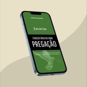 e-book com esboços, sermões expositivos e estudo bíblico no livro de Zacarias
