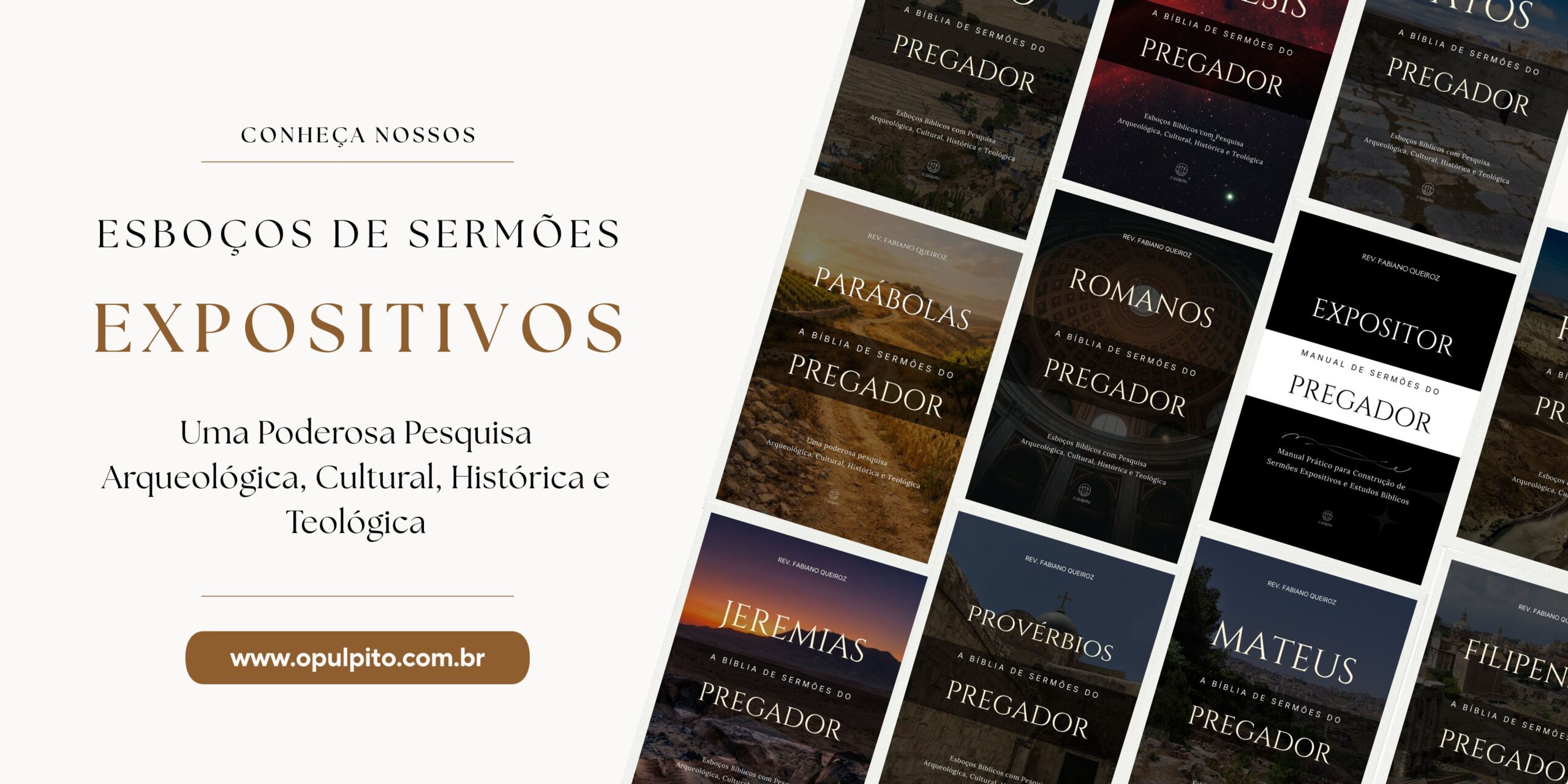 Livros de Esboços Bíblicos para Pregação de Sermões Expositivos e Estudos Bíblicos