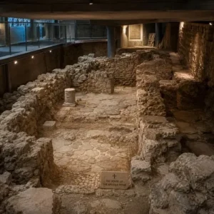 Quem Foi o Apóstolo Pedro na Bíblia? História, Fé e Legado 5 Ruinas da Casa do Apóstolo Pedro