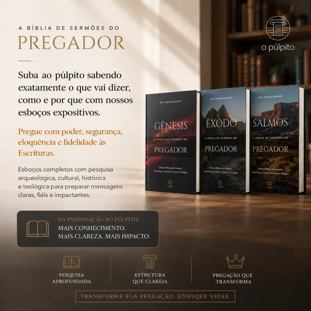 Coleção de Livros A Biblia de Sermões do Pregador - Esboços de Pregação - Banner Principal