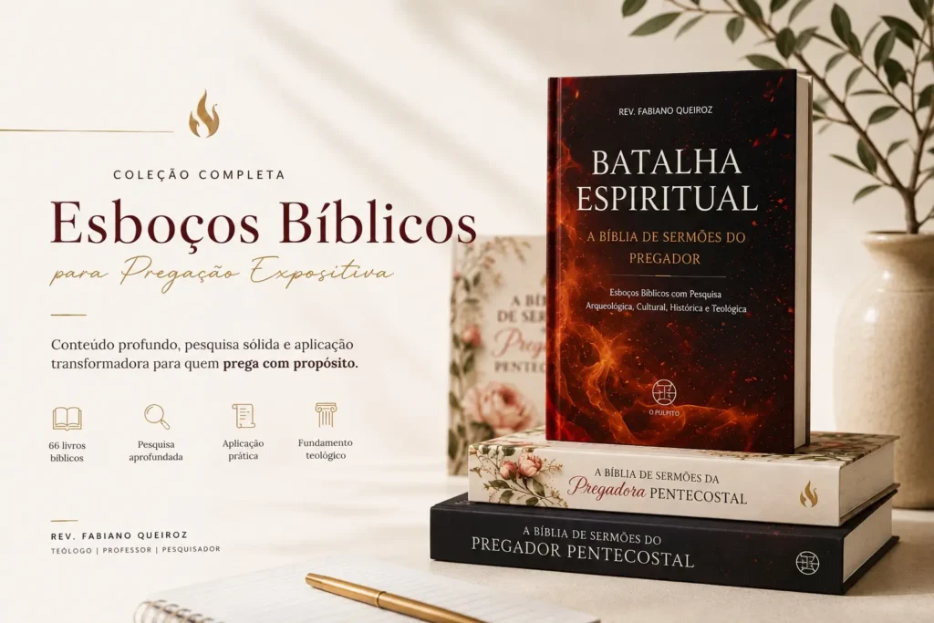 Guia de Pregação para Mulheres: Sermões e Esboços Bíblicos Completos 4 A Bíblia de Sermões de Batalha Espiritual - Esboços para Pregação Expositiva e Estudos Bíblicos
