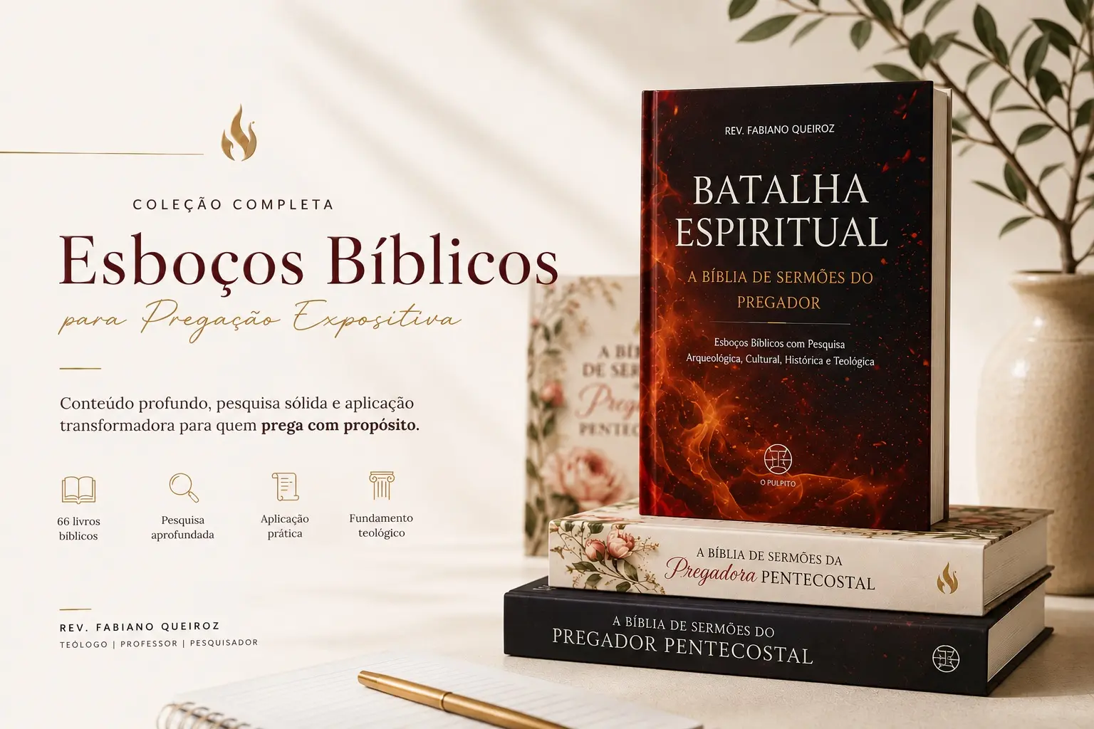 Guia de Versículo Bíblico Sobre Libertação: 12 Passagens Sobre a Liberdade em Cristo 1 A Bíblia de Sermões de Batalha Espiritual - Esboços para Pregação Expositiva e Estudos Bíblicos