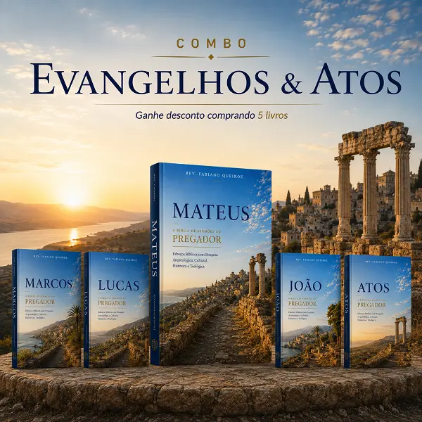 Combo Evangelhos e Atos: A Bíblia de Sermões do Pregador 1 Combo de Livros Promocionais Evangelhos e Atos - A Bíblia de Sermões do Pregador