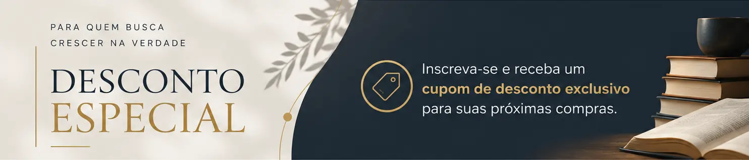 Faixa de Cupom de Desconto para Livros da Loja