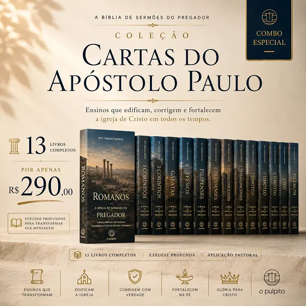 Combo Cartas de Paulo: A Bíblia de Sermões do Pregador 1 Promoção Combo Cartas de Paulo - Livros de Esboços de Pregação
