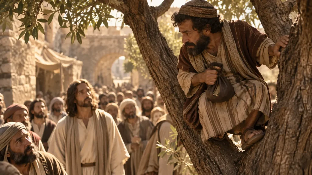 Zaqueu na Bíblia - Quem Era, Jesus em Sua Casa e o Arrependimento em Lucas 19